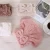 Import Bow Knot Coral Fleece Hair drying cap Microfiber Absorbent Shower Cap coral velvet bath cap from China
