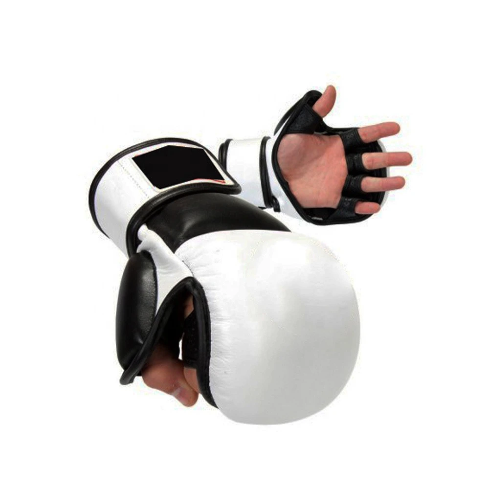 boxing crafts new adjustable half finger MMA Gloves custom design &amp; logo sand bag fighting supporter light weight boxing gloves