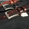 Brand design Full Cowhide leather Men Genuine Leather Belt for men