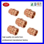 Brass copper cnc machined billet skate scooter parts CNC Machining Service