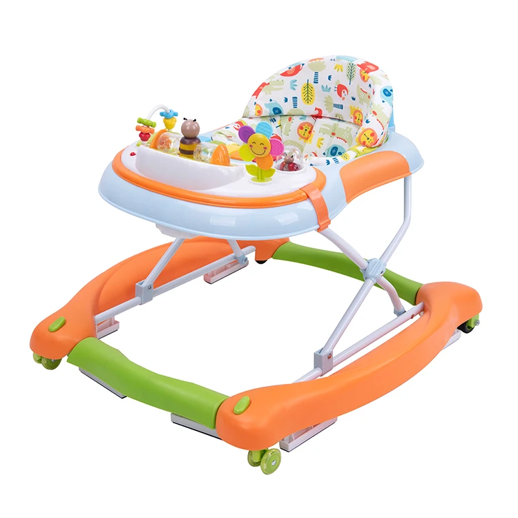 Brightbebe 4 in 1 new model activity kids learning jumping waker baby, multifunction unique variable rocking baby walker