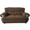 brown color living room furniture sets 2+3 seater combination fabric sofa