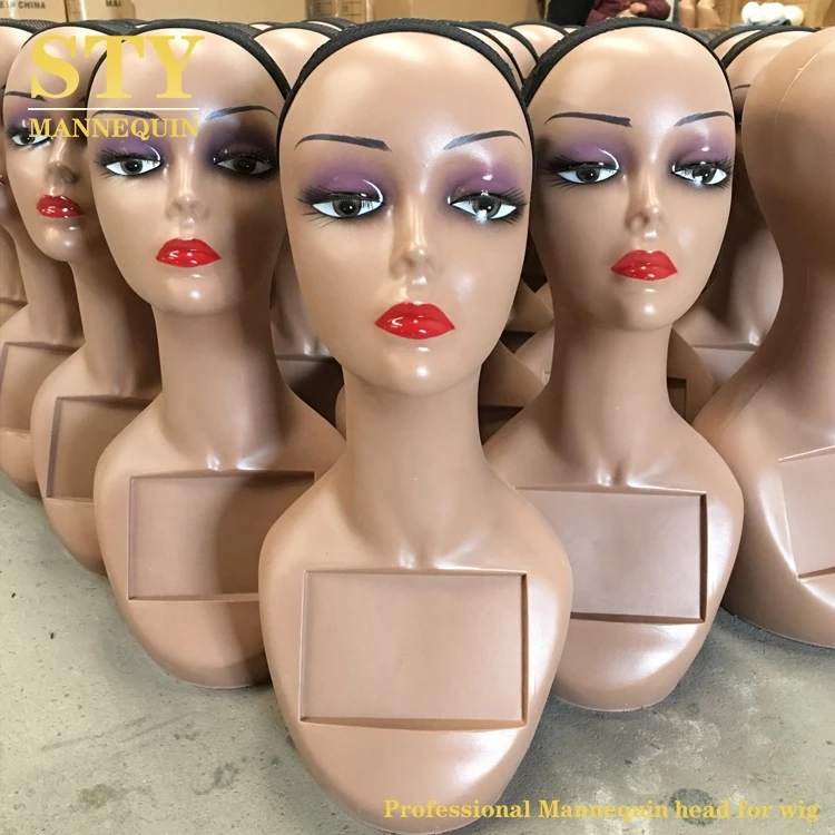 brown skin mannequin head wig display mannequin head mannequins display head