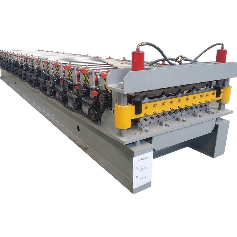 Building Material Double Layer Aluminium Roof Sheet Roll Forming Making Machine