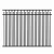 Import Building Supplier Supply Black Aluminum Decorative Fence Panel from China
