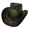 camo pattern cowboy hats army straw hats