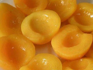 Canned Yellow Peach Halves Fruit In Syrup 3000g