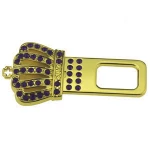 Car Safety Belt Accessories Zinc Alloy Plug of Seat Belt