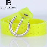 Casual Women Belt Alloy Buckle Plastic Belt