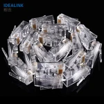 Cat 6 computer connector network shielded gold plug 8 pin cat6 rj45 modular plug