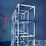CE RoHS Approved Milky White Cover IP65 RGB LED Digital Tube