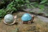 ceramic garden snail figurine for garden decoration