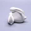 ceramic home White rabbit figurines decoration