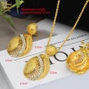 Chain 10Pcs Channel Earing Card Setting Bts Bt21 Jewellery Luxury Bridal Gold Clour Bohemian Women Multilayer Necklace Set