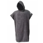 Changing poncho towel for surfing