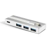Charging data adapter type c male to female three USB 3.0 Ports with PD charging usb hub