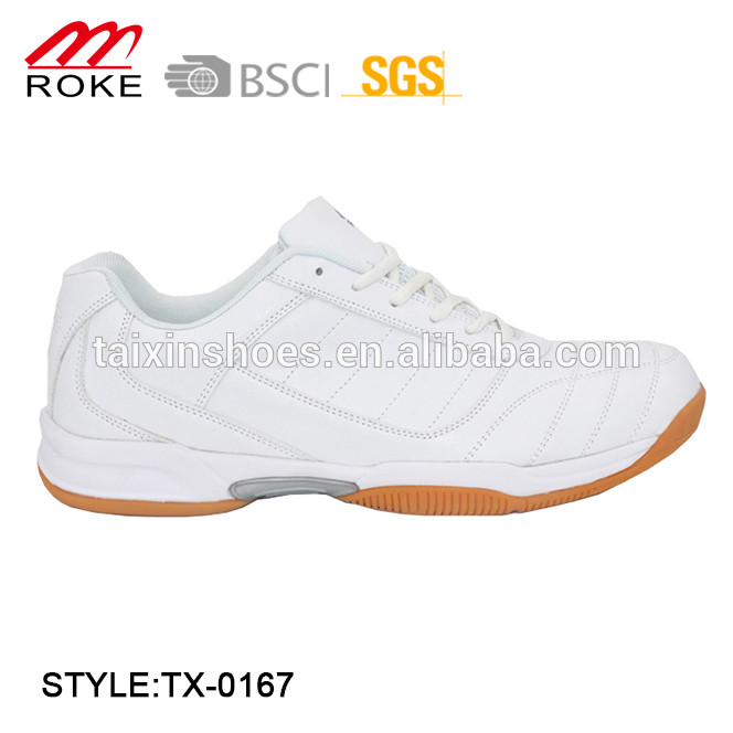 cheap brand badminton shoes for men badminton shoes white color simple style shoes from factory
