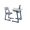 Cheap Classroom Single Desk and Chair MDF wooden table primary School Furniture