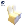 Cheap elastic stretch swag spandex chair cover with valance for wedding events banquet hall