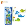 Cheap play fishing set plastic telescopic rod toys magnetic fishing game for sale