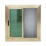 Cheap Price Aluminum Frame Double Tempered Glass Panel Small Sliding Windows With Screen Philippines Price
