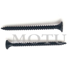 cheap price bugle head fine/coarse thread phillips black drywall screw