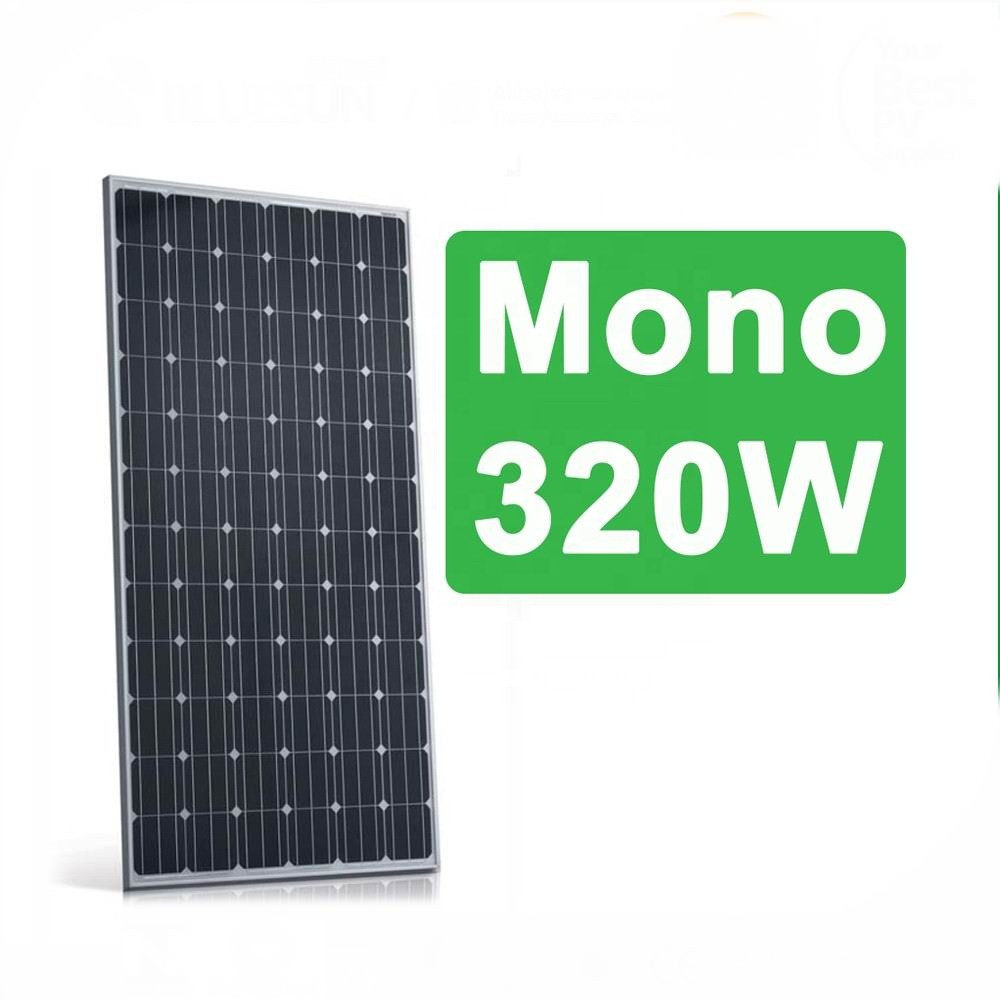 Cheap price half cutting 350W 320W 300w solar panel , China solar panels wholesale ,5BB PERC all black solar panel mono