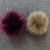 Import Cheaper faux fur raccoon fur pom poms with snap for hat from China