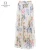Import Chic Lightweight Stretch Waist Floral Printed Long Chiffon Women Skirts from China