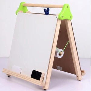 children toys new 2016 style Wooden tabletop easel for kids