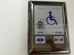 China factory high quality automatic door disabled push button for handicap toilet