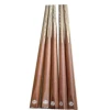 China Factory One Piece Ash Wood Billiard Cue Stick Snooker Cue with 9mm Brass Tip 10mm Diameter Carbon Carbon Fiber Butt Sleeve