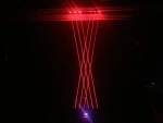 China high quality club dj stage lighting Red green 6 heads moving head bar array laser light