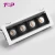 Import China manufacturer aluminum anti glare recessed 20w led grille light cob home hotel villa grille down light for Wall Washer from China