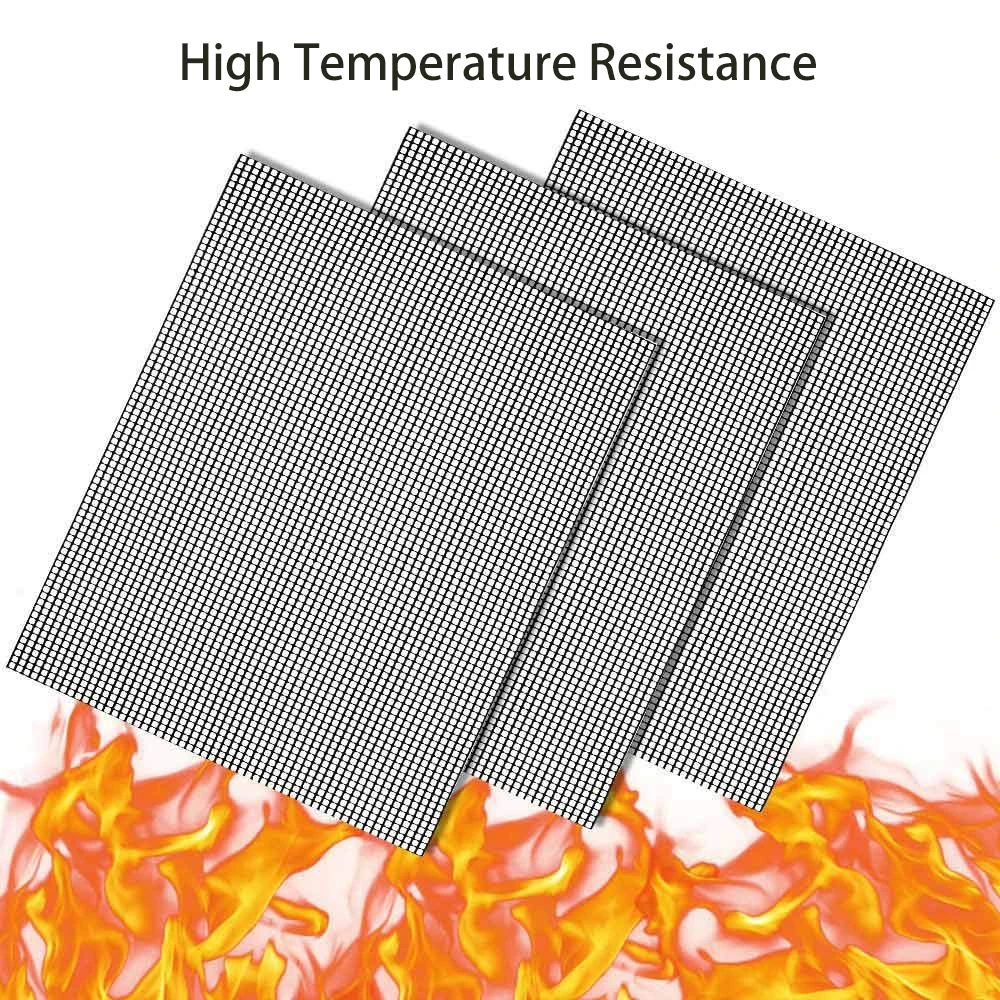 China Manufacturer Factory Supply High Quality Bbq Mesh Mat Barbeque Mesh Grill Mats