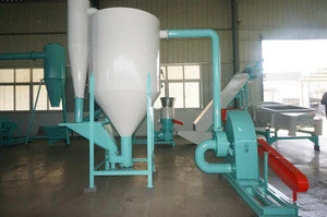 China Products Manufacturers Straws Crushing Mixer Grass Crusher Fish Feed Chicken Feed Crusher Animal Feed Processing Machines