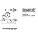 China supplier water mixing control system for floor heating system