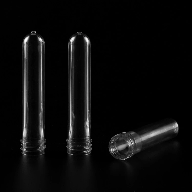 China suppliers custom size 35g 44g 28 mm mould cosmetic 28mm tube neck pet preform water bottles