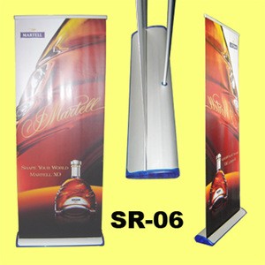 China Wholesale Pull Up Banner Stand Retractable Roll Up Display Stand
