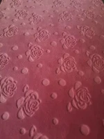 Chinese Factory Stock Goods Various Deisgns Colors Super Soft Warp Knitted 100% Polyester Tricot Knitting Polka DOT 3D Embossed Fleece Velour Velvet Fabric