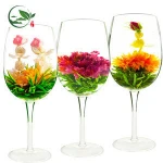 Chinese Organic Tea Blooming Herbal Flowering Beautiful Flower Blooming Tea Balls