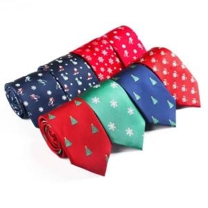 christmas tie  for men gift silk tie spot wholesale