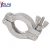Import Corrosion Resistance Clamps, Vacuum Stainless Steel 304 KF Clamp, Stainless Steel Clamp, from China