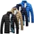 Import Classic Mens Slim Cotton Coat Winter Warm Stand Collar Down Jacket from China