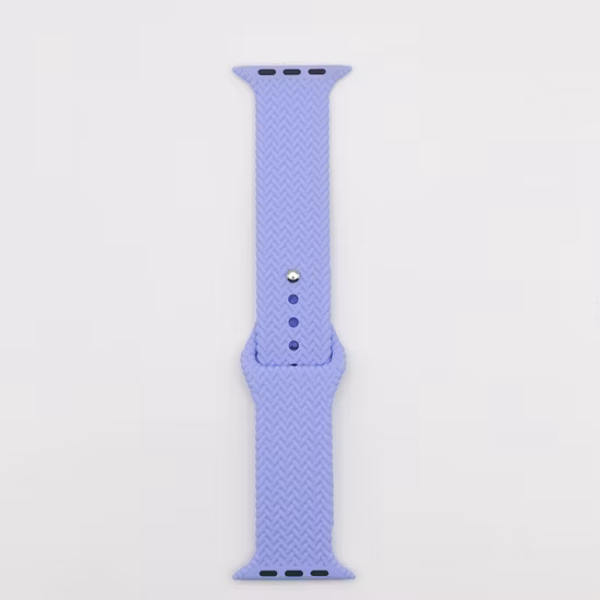 Import Classic Watch Band Nail Deduction Applies to Apple Watch Se Silicone Strap. from China