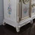 Import classical Europe Style Wooden Bookcase with White Color-solid wood antique style bookcase from China