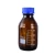 Import Clear Amber Glass Reagent Bottle 30ml 50ml 100ml 125ml 250ml 500ml Narrow Mouth Medicine Bottle With Blue Screw Lid from China