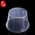 Import Clear Round Disposable Large PET Plastic Fruit Salad Bowl with Lid Packaging Cup from China
