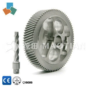 CNC high quality spur transmission gear for low speed reducer gearbox / rack and pinion gears/gear reducer