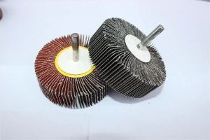 Coated abrasive tools for Metal pipe Polishing Flap Wheels Mounted Flap Wheel With Shaft